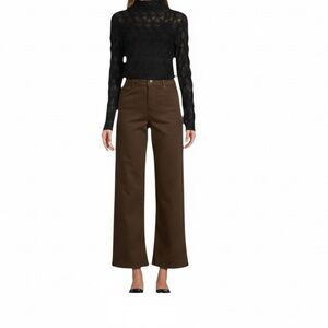Antonio Melani High Rise Wide Leg Raleigh trouser jeans in brown